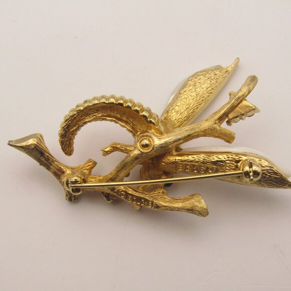 Vintage Signed Boucher Dragonfly Brooch - Picture 5 of 12